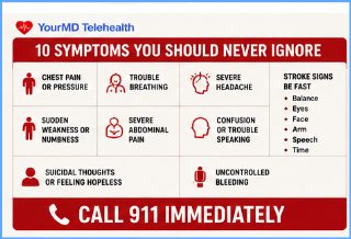 10 Symptoms You Should Never Ignore