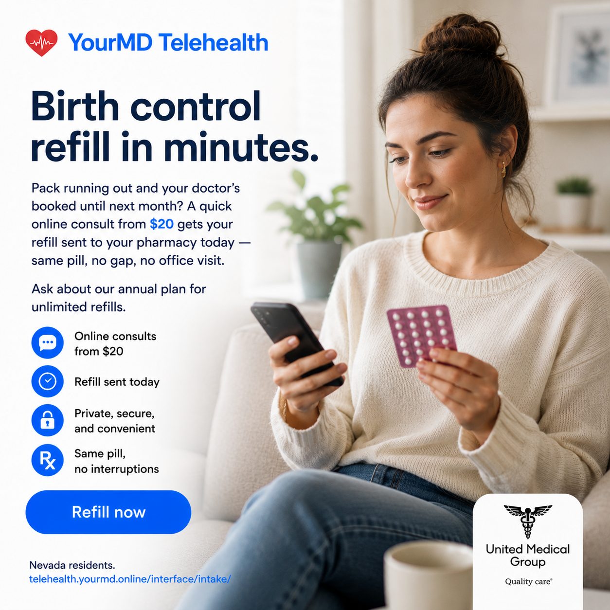 Birth Control Refill in Minutes: How Telehealth Makes Contraceptive Care More Convenient
