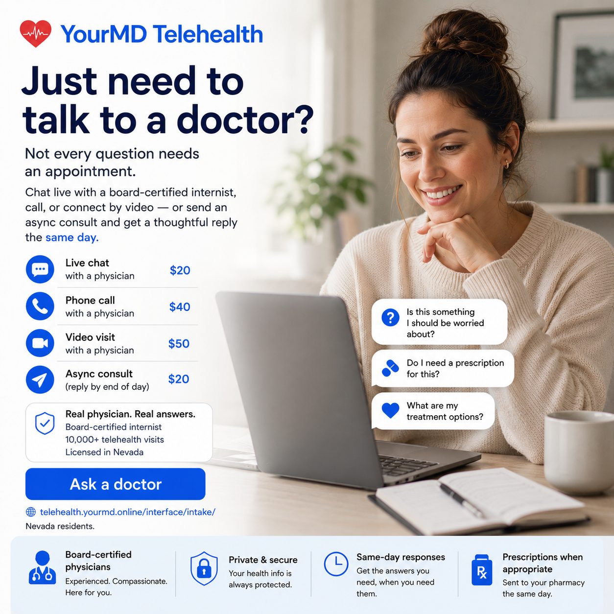 Just Need to Talk to a Doctor? Here's When Telehealth Makes Sense
