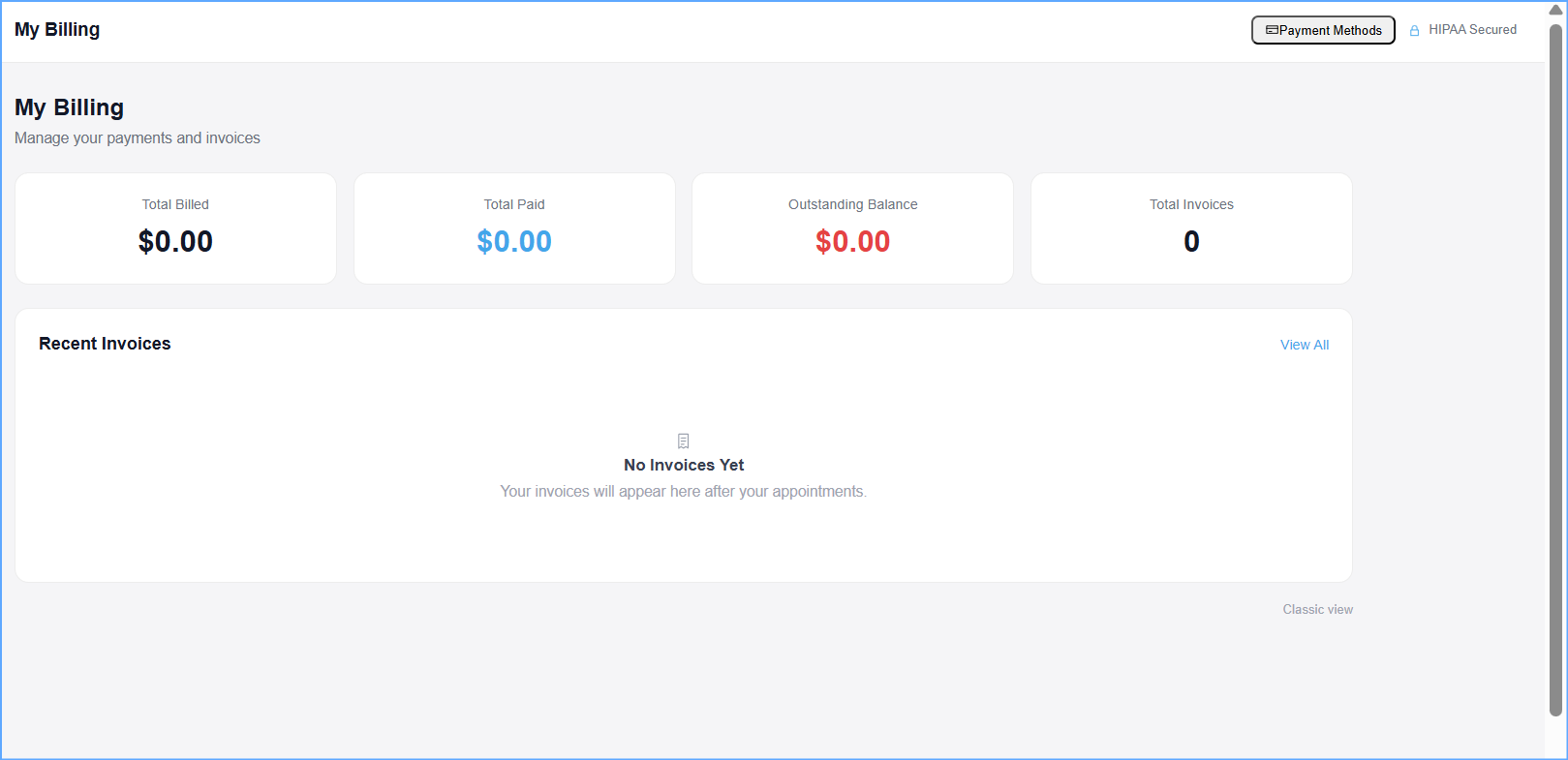 Billing without surprises — YourMD patient portal